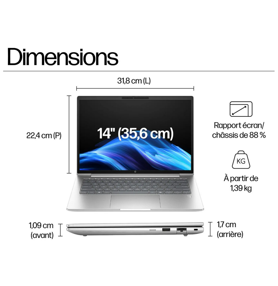 Ordinateur Portable HP ProBook 4 G1i 14