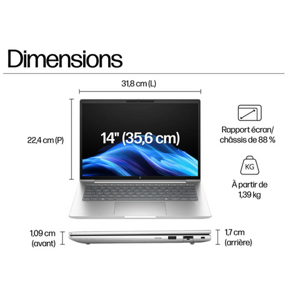 Ordinateur Portable HP ProBook 4 G1i 14