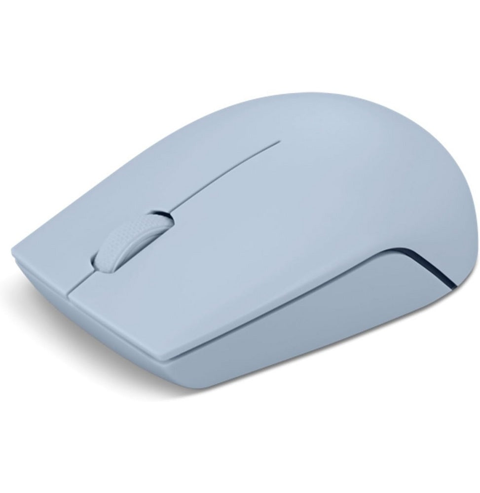 Souris sans fil compacte Lenovo 300 (bleu givré) avec batterie (GY51L15679)