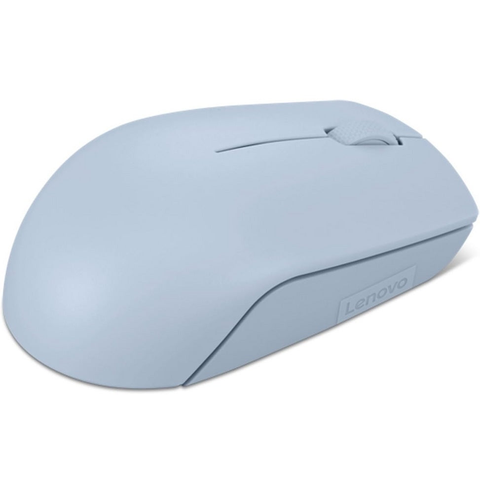 Souris sans fil compacte Lenovo 300 (bleu givré) avec batterie (GY51L15679)
