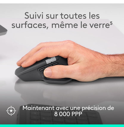 Souris Logitech sans fil et Bluetooth MX Master 4 (910-007562)