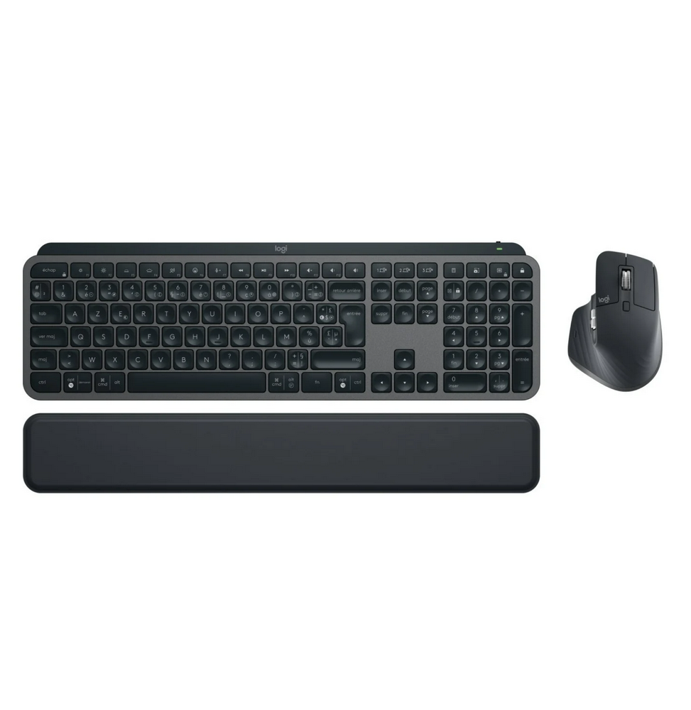 Pack Clavier et Souris sans fil Logitech MX Keys S GRAPHITE - Français (AZERTY) (920-011607)