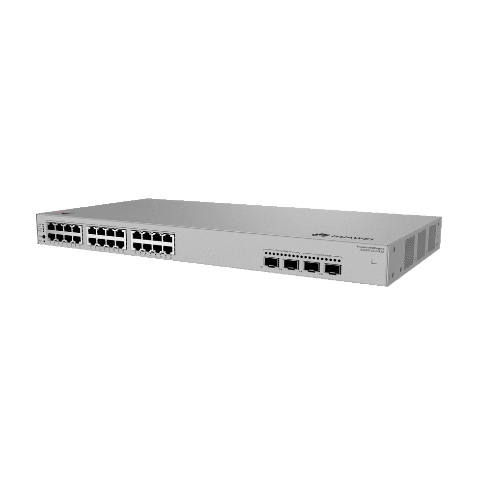 Switch Huawei eKitEngine S220S-24LP4JX 24*10/100/1000BASE-T ports (195 W PoE+) (98012519)
