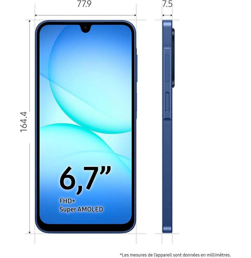 Samsung Galaxy A17 5G Dual Sim Blue (4GB | 128 GB) (SM-A175FLBNMWD)