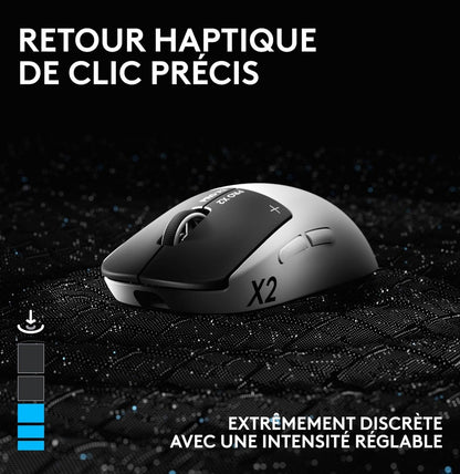 Souris gaming sans fil Logitech G PRO X2 SUPERSTRIKE (910-007777)