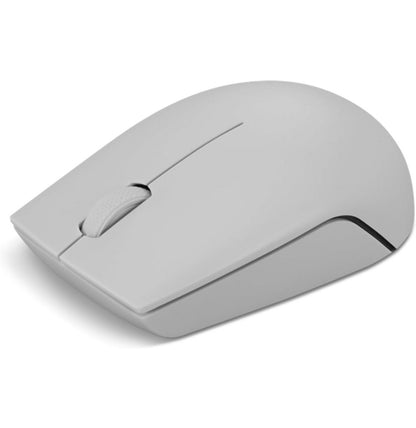 Souris sans fil compacte Lenovo 300 (Gris arctique) avec batterie (GY51L15678) - LogicallyLenovo