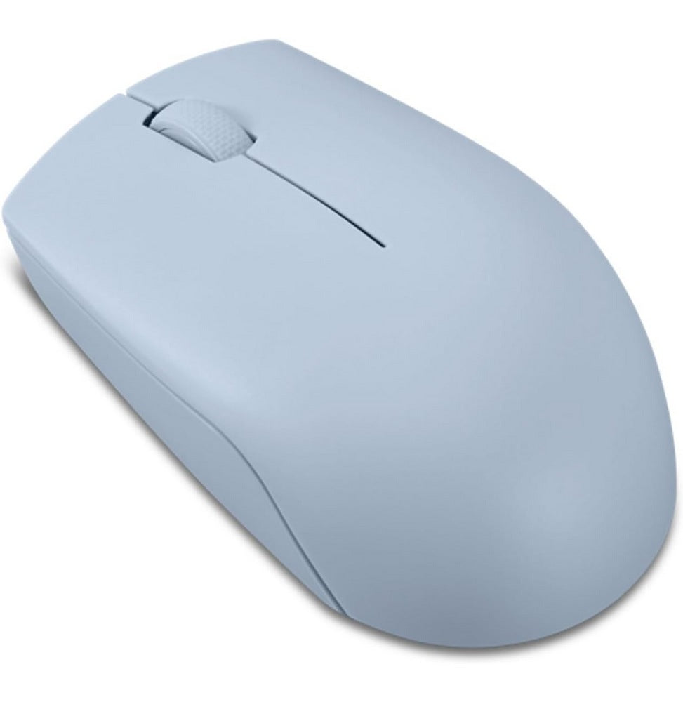 Souris sans fil compacte Lenovo 300 (bleu givré) avec batterie (GY51L15679)