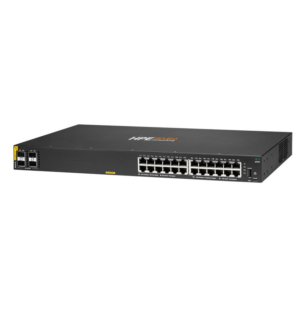 Switch Aruba 6000 12G Classe 4 PoE 2G/2SFP 139 W (R8N87B)