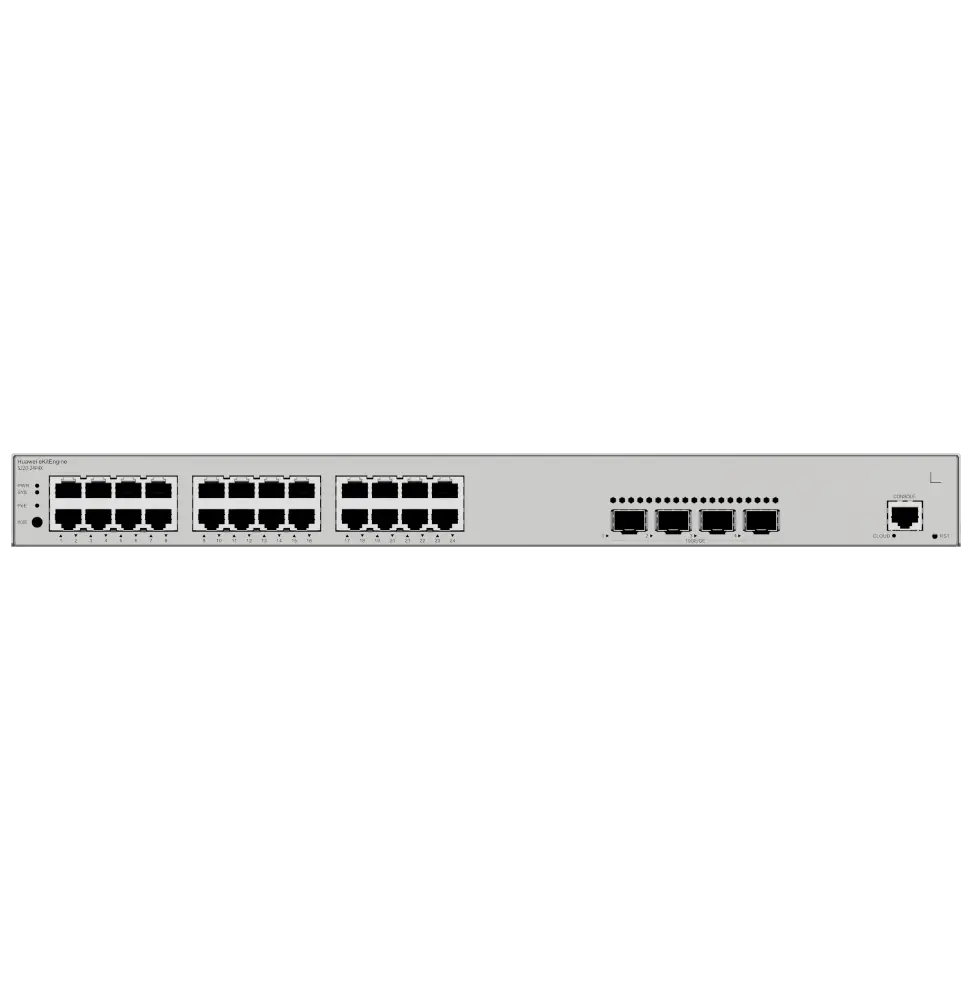 Switch Huawei eKitEngine S220-24P4X 24*10/100/1000BASE-T ports (400W PoE+) (98012376)