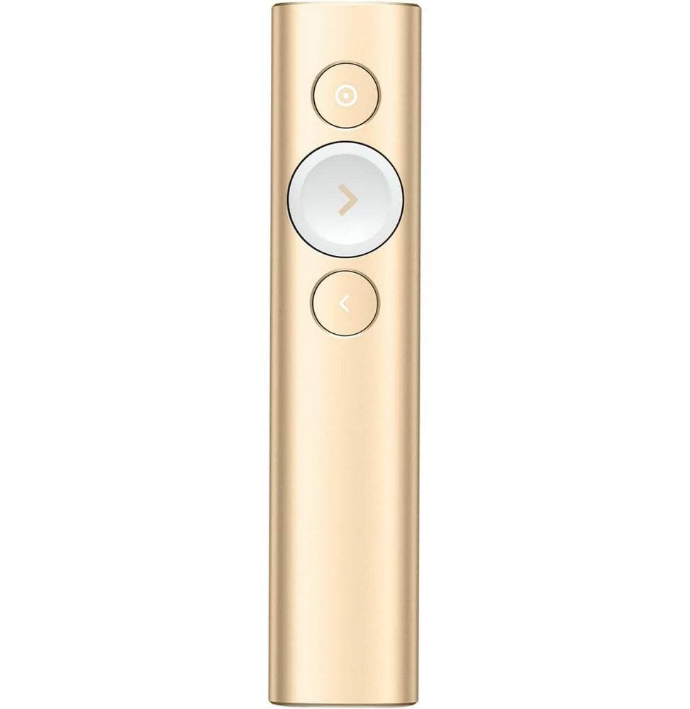 Télécommande de présentation Logitech Wireless Presenter Spotlight Gold (910-004862) - Logically