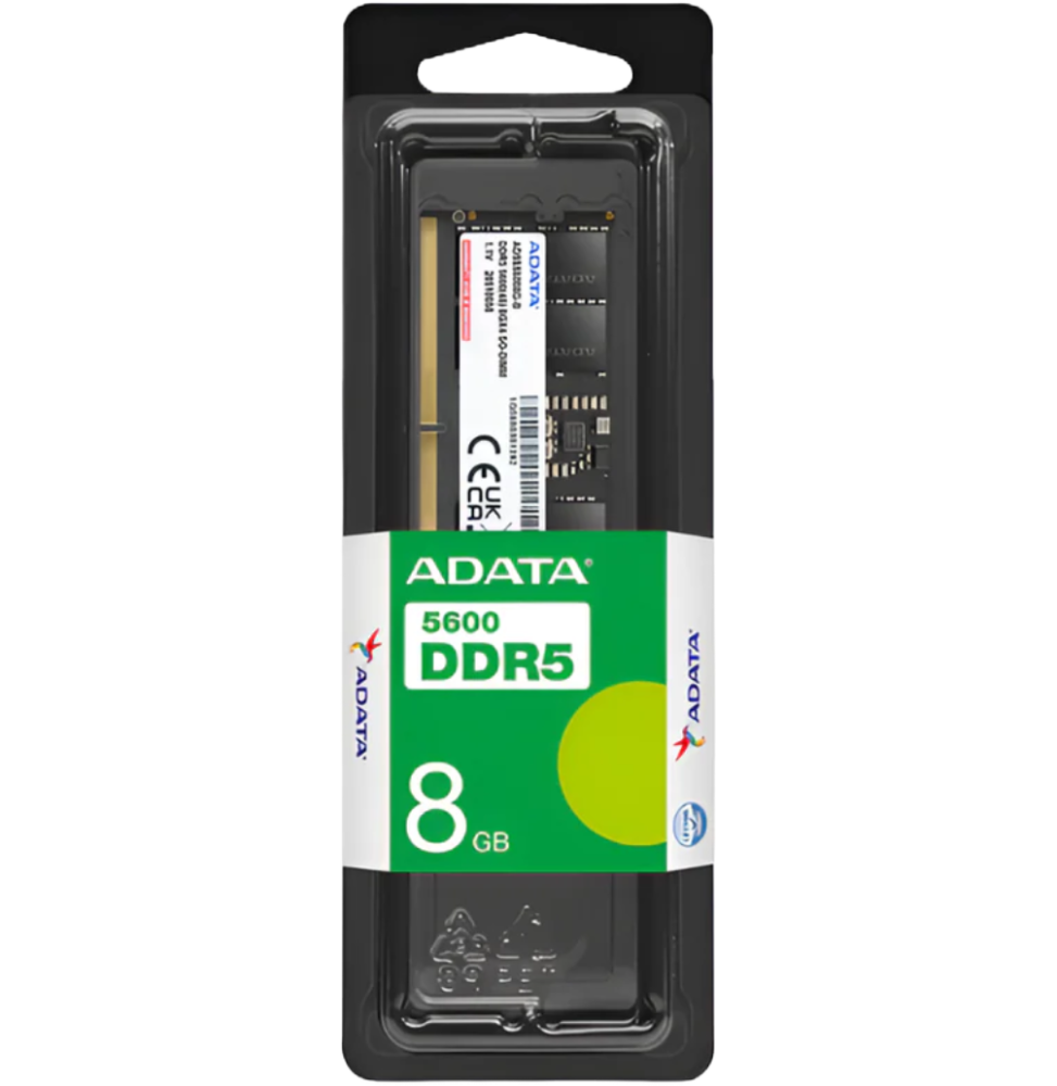 Barrette mémoire ADATA SO-DIMM 8GB DDR5-5600MHz (AD5S56008G-S)