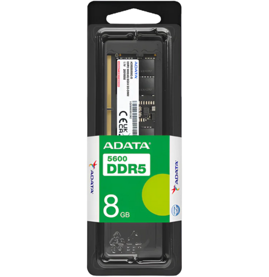 Barrette mémoire ADATA SO-DIMM 8GB DDR5-5600MHz (AD5S56008G-S)