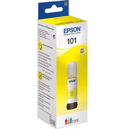 Epson 101 Jaune - Bouteille d'encre Epson EcoTank d'origine (C13T03V44A) - Logically
