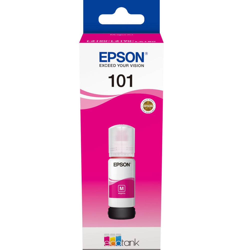 Epson 101 Magenta - Bouteille d'encre Epson EcoTank d'origine (C13T03V34A) - Logically