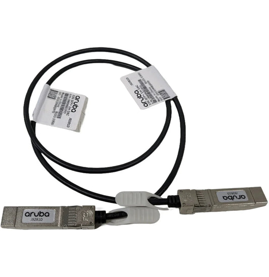 HPE Aruba Networking 10G SFP+ to SFP+ 1m Direct Attach Copper Cable (J9281D)