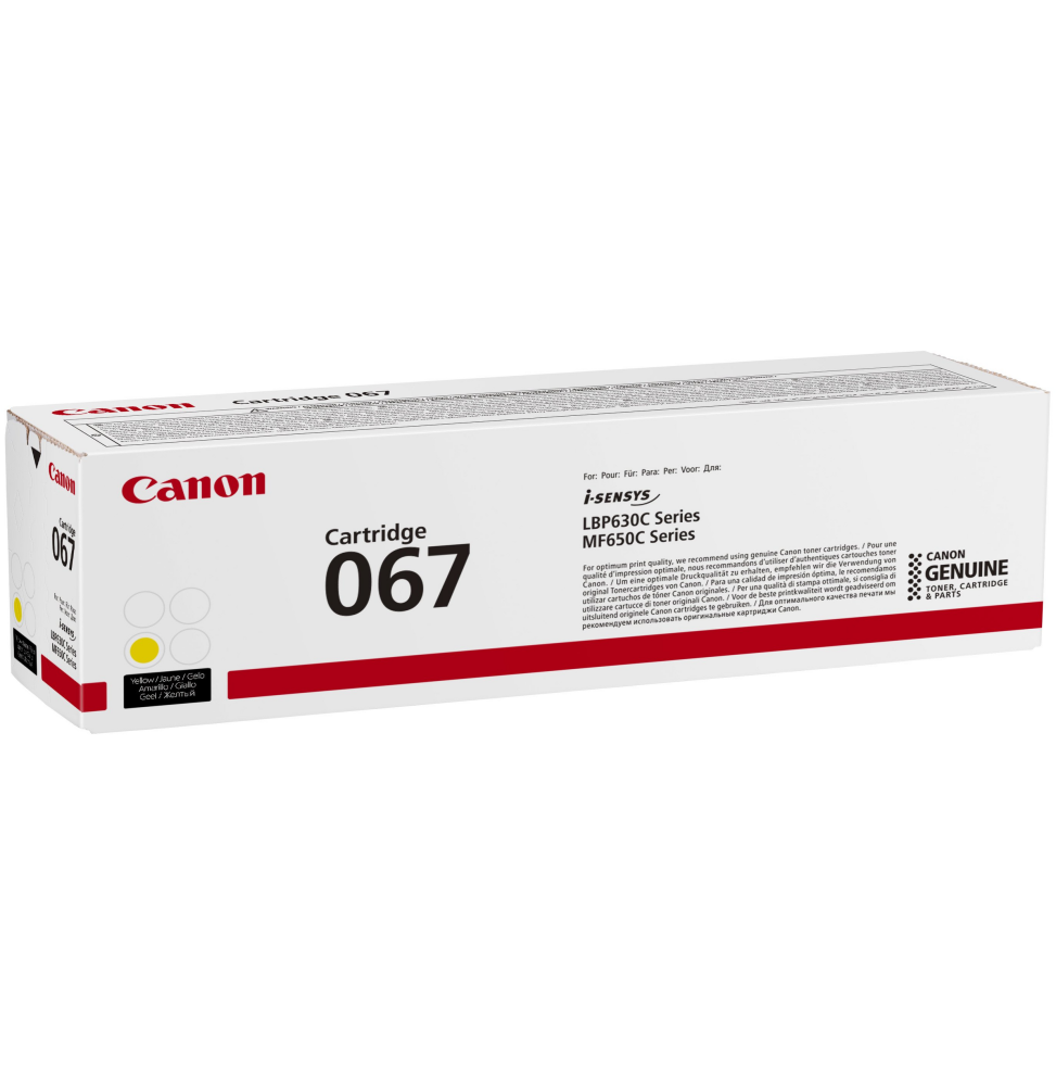 Canon 067 Jaune - Toner Canon d'origine (5099C002AA)