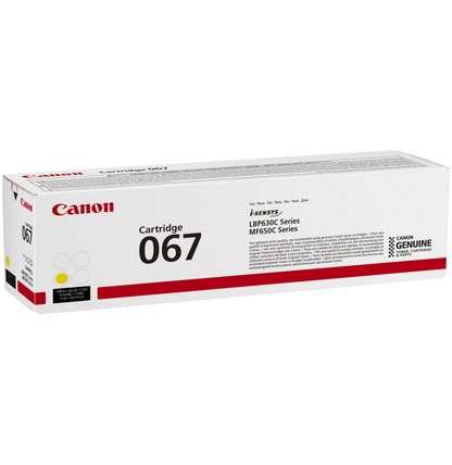 Canon 067 Jaune - Toner Canon d'origine (5099C002AA)