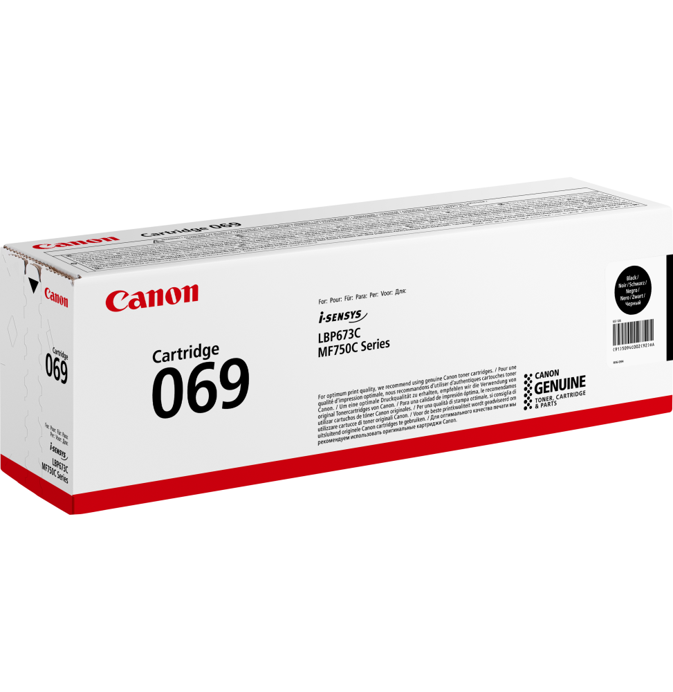 Canon 069 Noir - Toner Canon d'origine (5094C002)