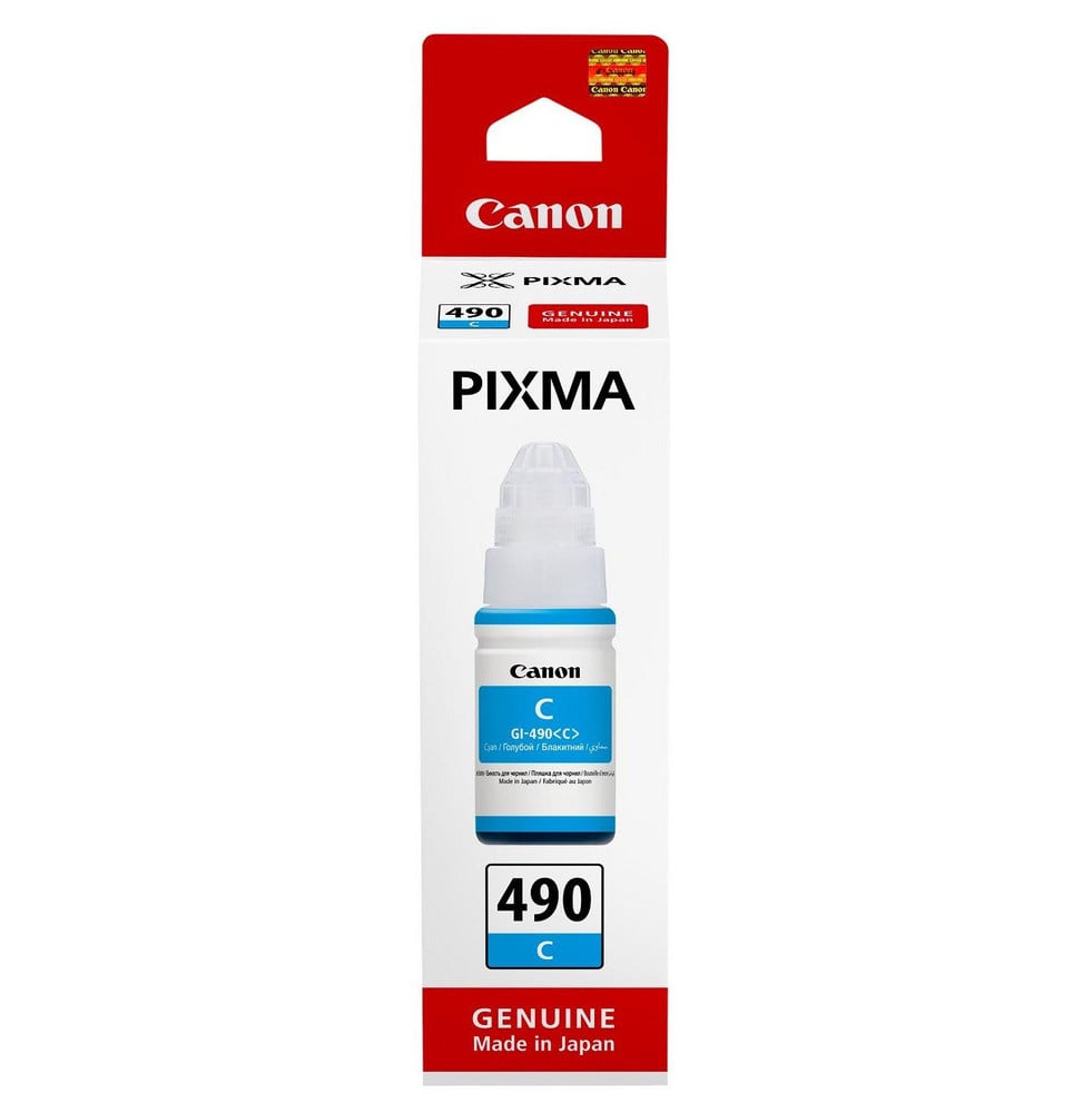 Canon GI-490 C Cyan - Bouteille d'encre Canon d'origine