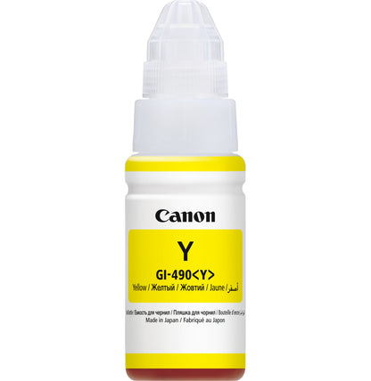 Canon GI-490 Y Jaune - Bouteille d'encre Canon d'origine