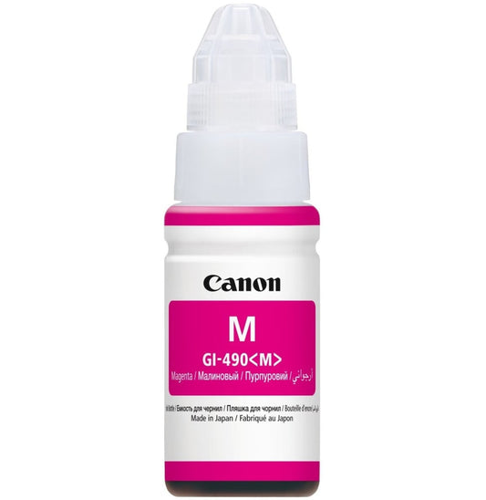 Canon GI-490 M Magenta - Bouteille d'encre Canon d'origine
