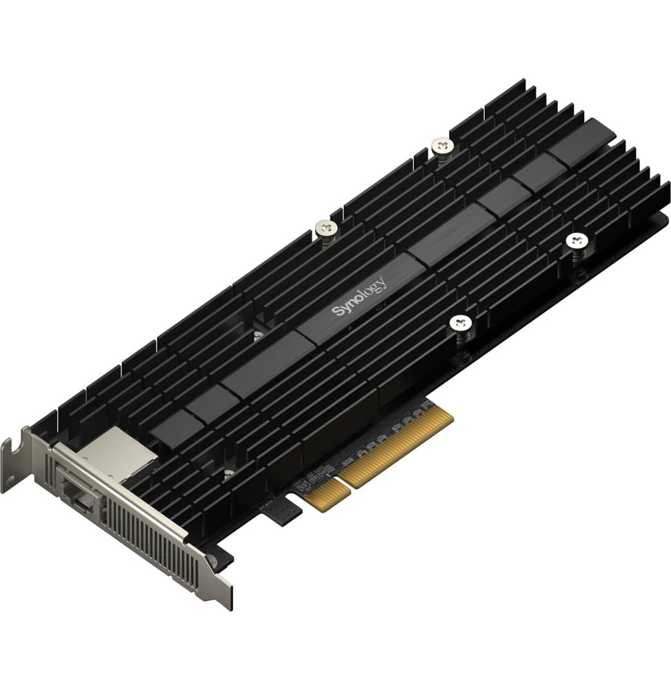 Carte adaptateur Synology 1port 10GbE RJ45 + SSD M.2 combiné (E10M20-T1)