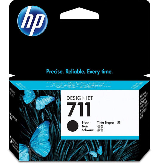 HP 711 Noir - Cartouche d'encre DesignJet d'origine 38 ml (CZ129A)