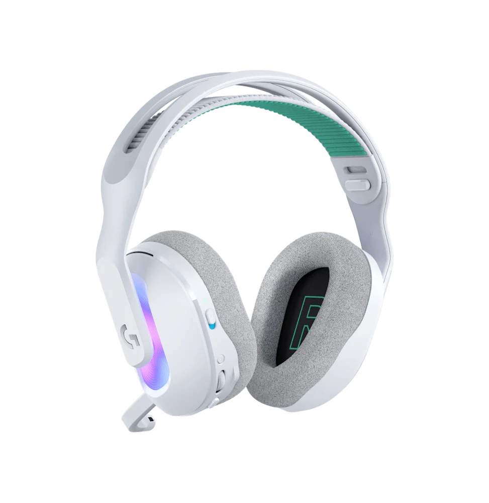Casque Gaming sans fil avec LIGHTSPEED RGB G522 Blanc (981-001550)