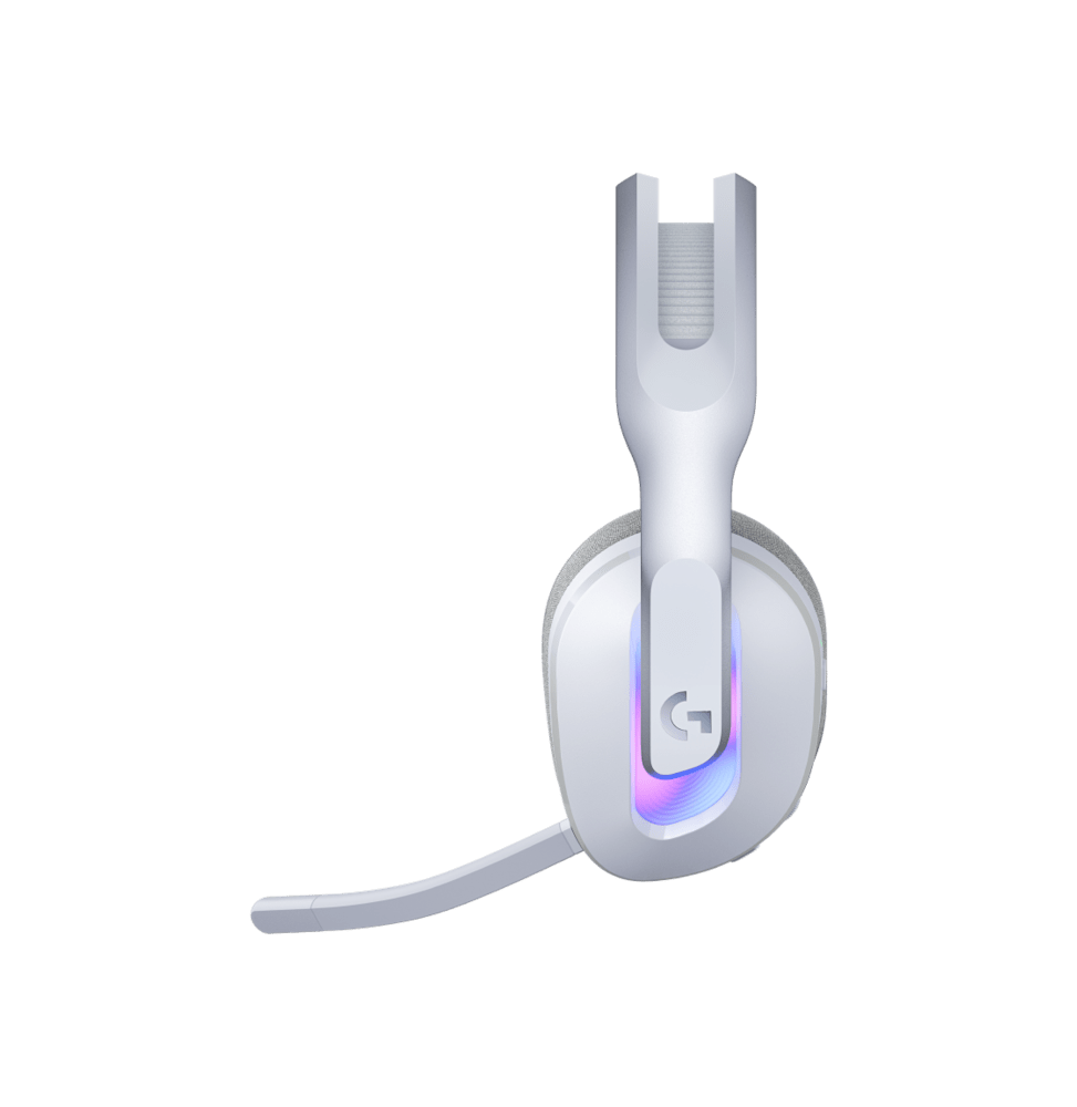 Casque Gaming sans fil avec LIGHTSPEED RGB G522 Blanc (981-001550)