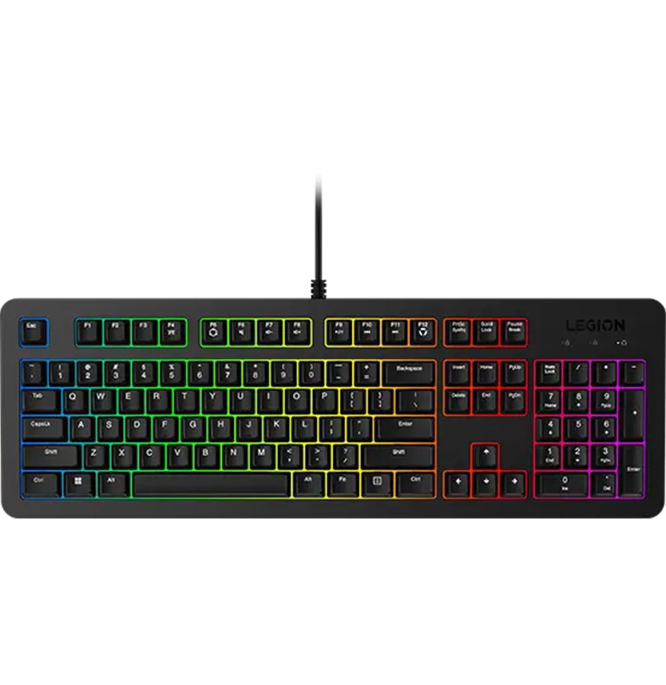 Clavier filaire Gaming RGB Lenovo Legion K310 - Français (GY41N91869)