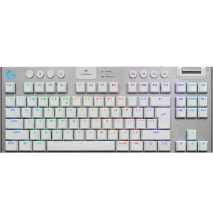 Clavier Logitech gaming sans fil G915 X TKL Blanc (920-012737)