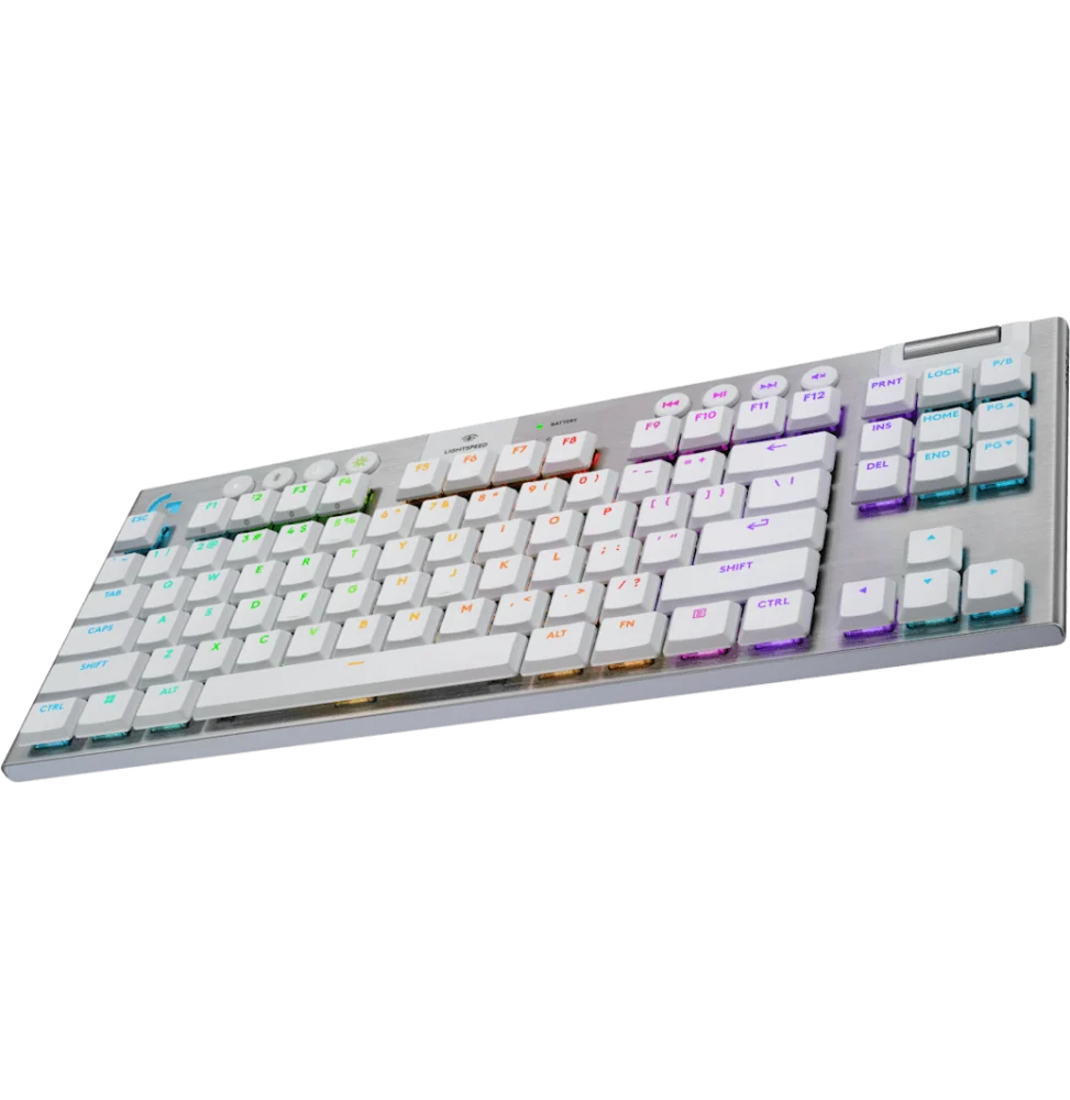 Clavier Logitech gaming sans fil G915 X TKL Blanc (920-012737)