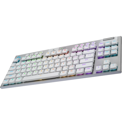 Clavier Logitech gaming sans fil G915 X TKL Blanc (920-012737)
