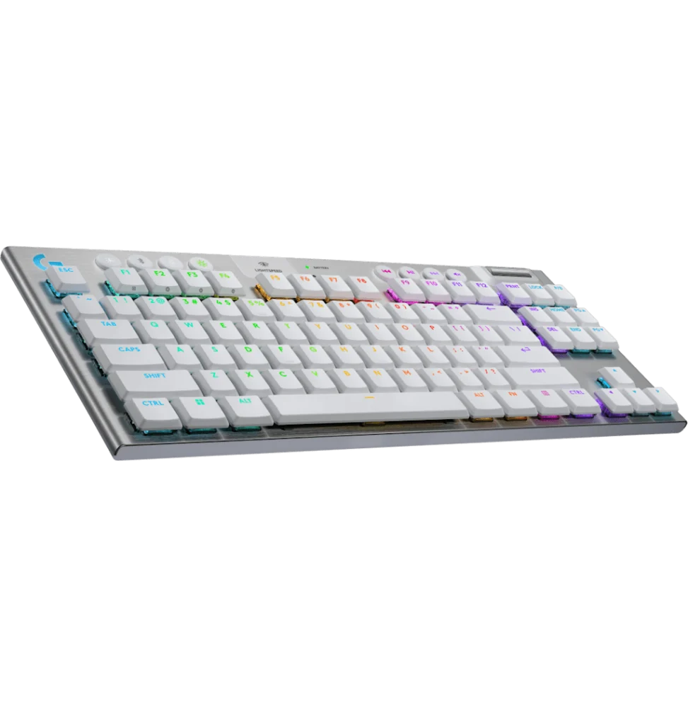 Clavier Logitech gaming sans fil G915 X TKL Blanc (920-012737)