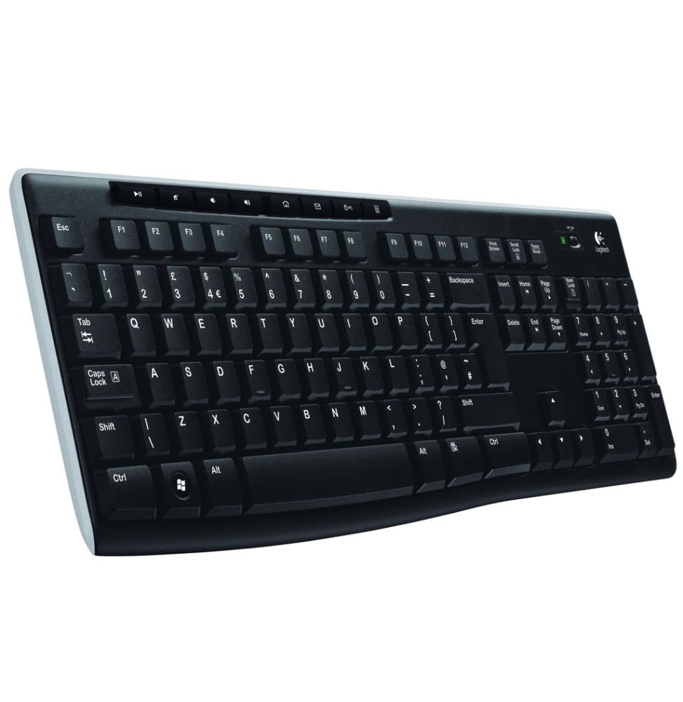 Clavier Logitech Wireless Keyboard K270 - AZERTY (920-003748)