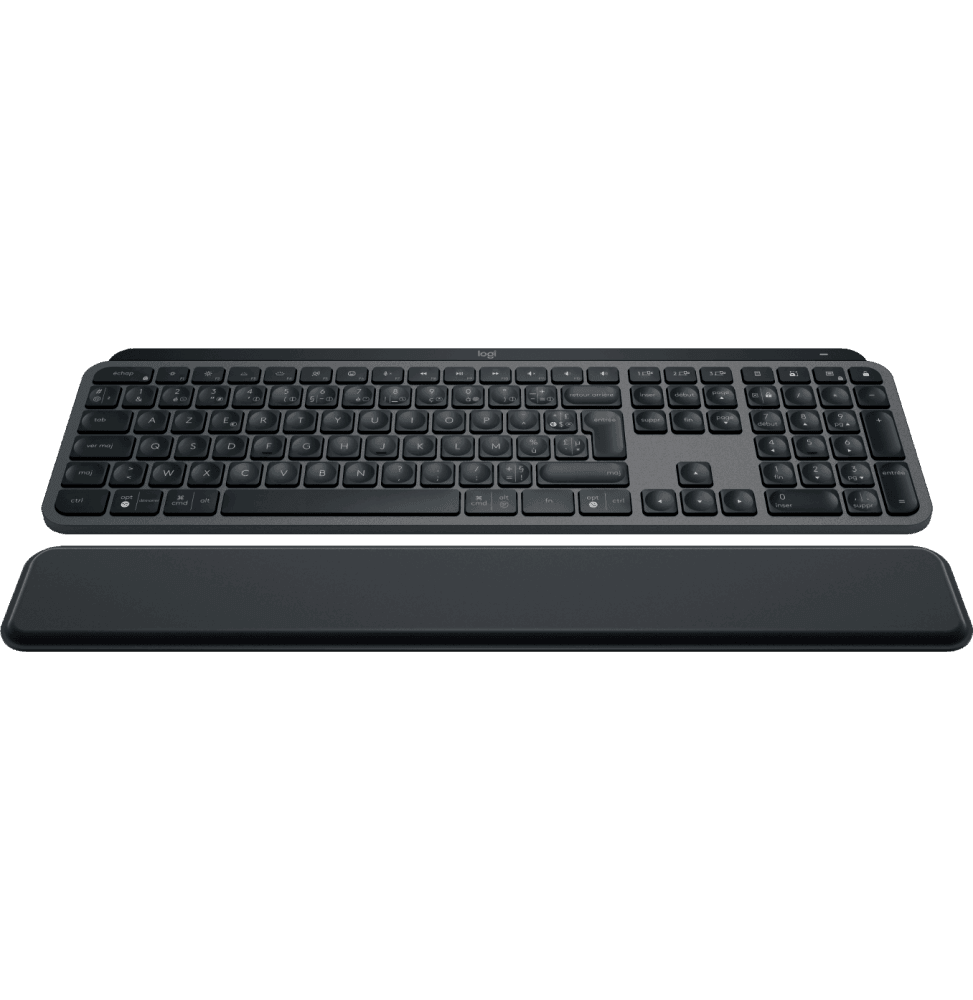Clavier sans fil Logitech MX Keys Plus avec repose-poignets - Logically