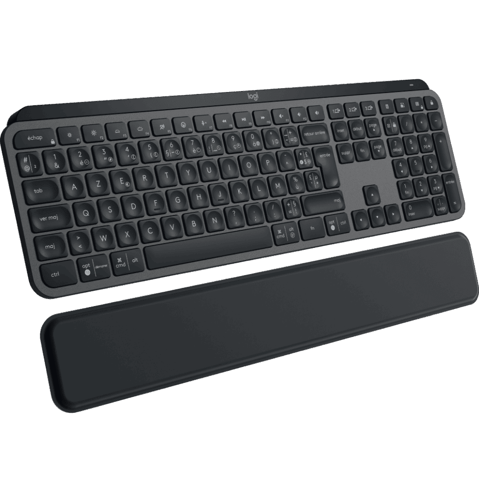 Clavier sans fil Logitech MX Keys Plus avec repose-poignets - Logically