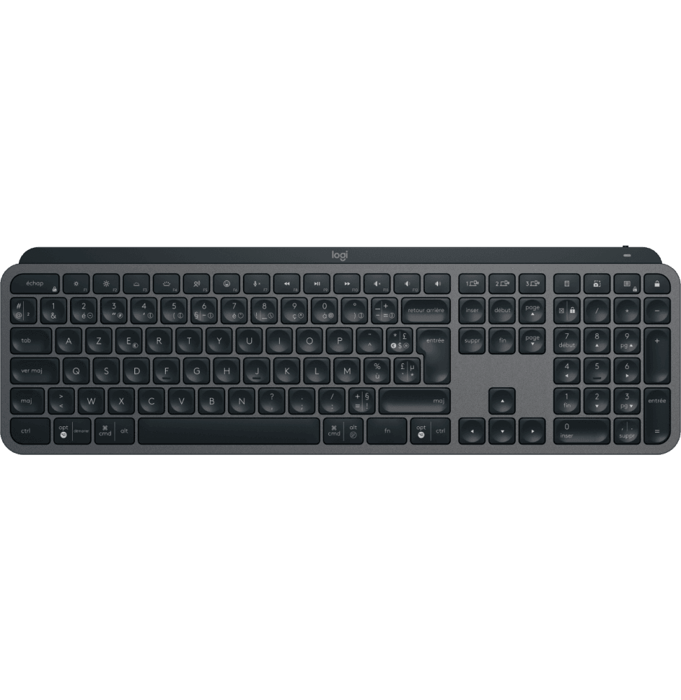 Clavier sans fil Logitech MX Keys S - Français (AZERTY) (920-011568) - Logically