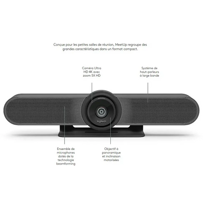 Caméra de visioconférence MeetUp de Logitech (960-001102)