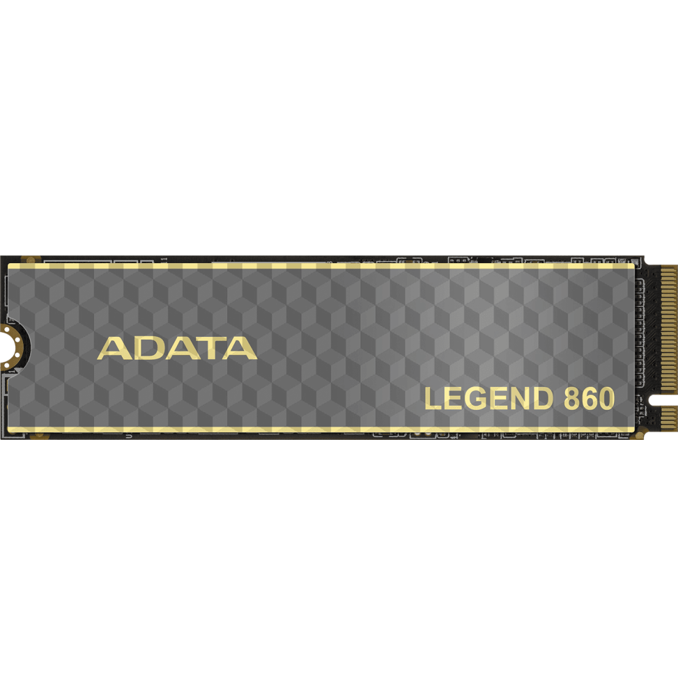 Disque Dur interne SSD ADATA LEGEND 860 PCIe Gen4 x4 M.2 2280 - 1To (SLEG-860-1000GCS)
