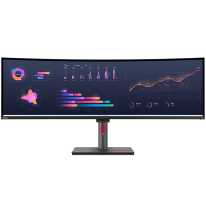 Écran incurvé 49" Lenovo ThinkVision P49w-30 5K DQHD Thunderbolt USB-C (63DBRAT1EU)