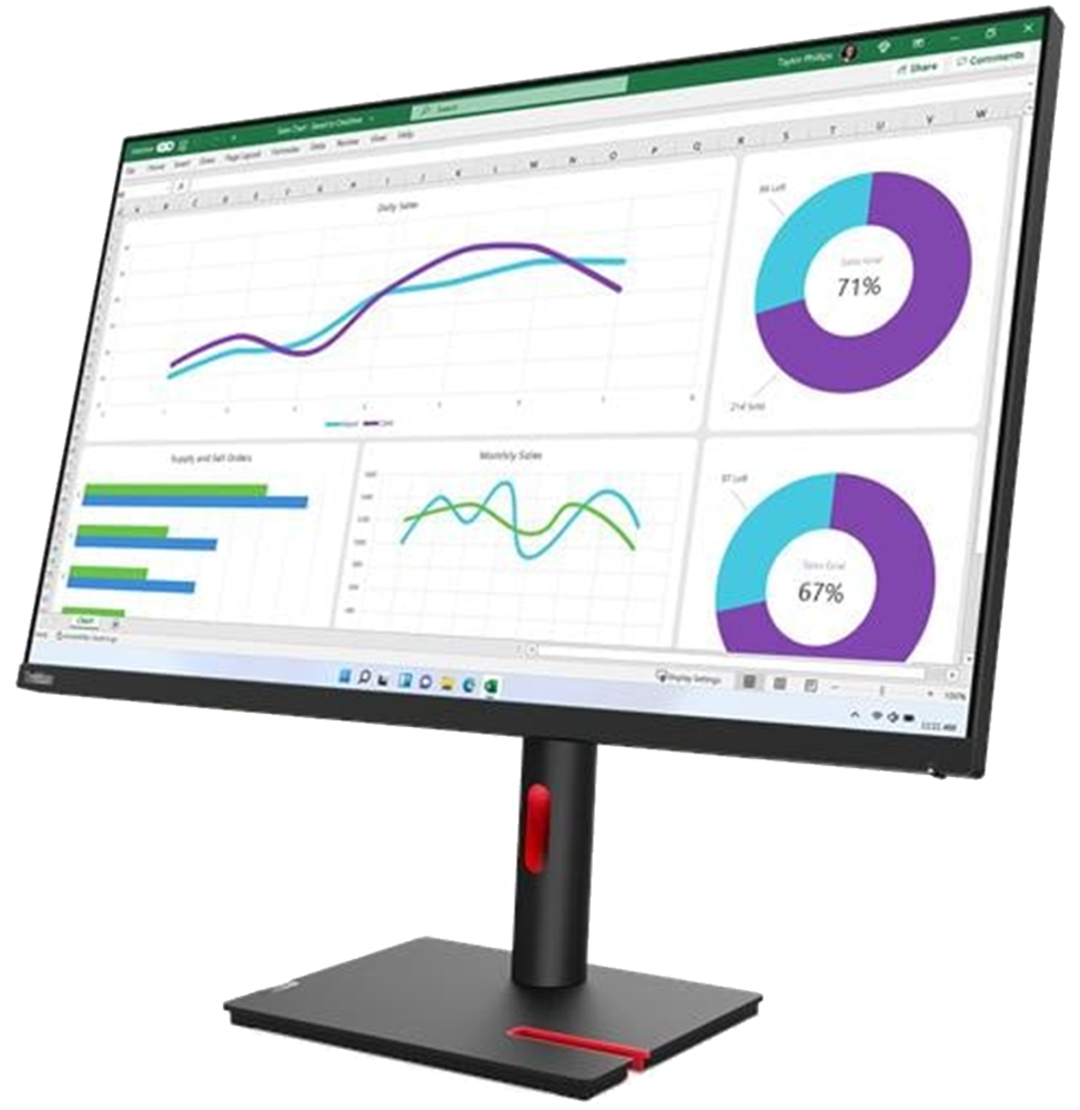 Écran Plat 32" Lenovo ThinkVision T32h-30 QHD (63D3GAT1EU)