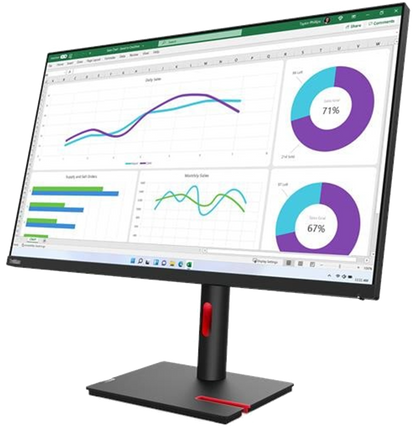 Écran Plat 32" Lenovo ThinkVision T32h-30 QHD (63D3GAT1EU)