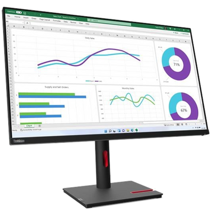Écran Plat 32" Lenovo ThinkVision T32h-30 QHD (63D3GAT1EU)