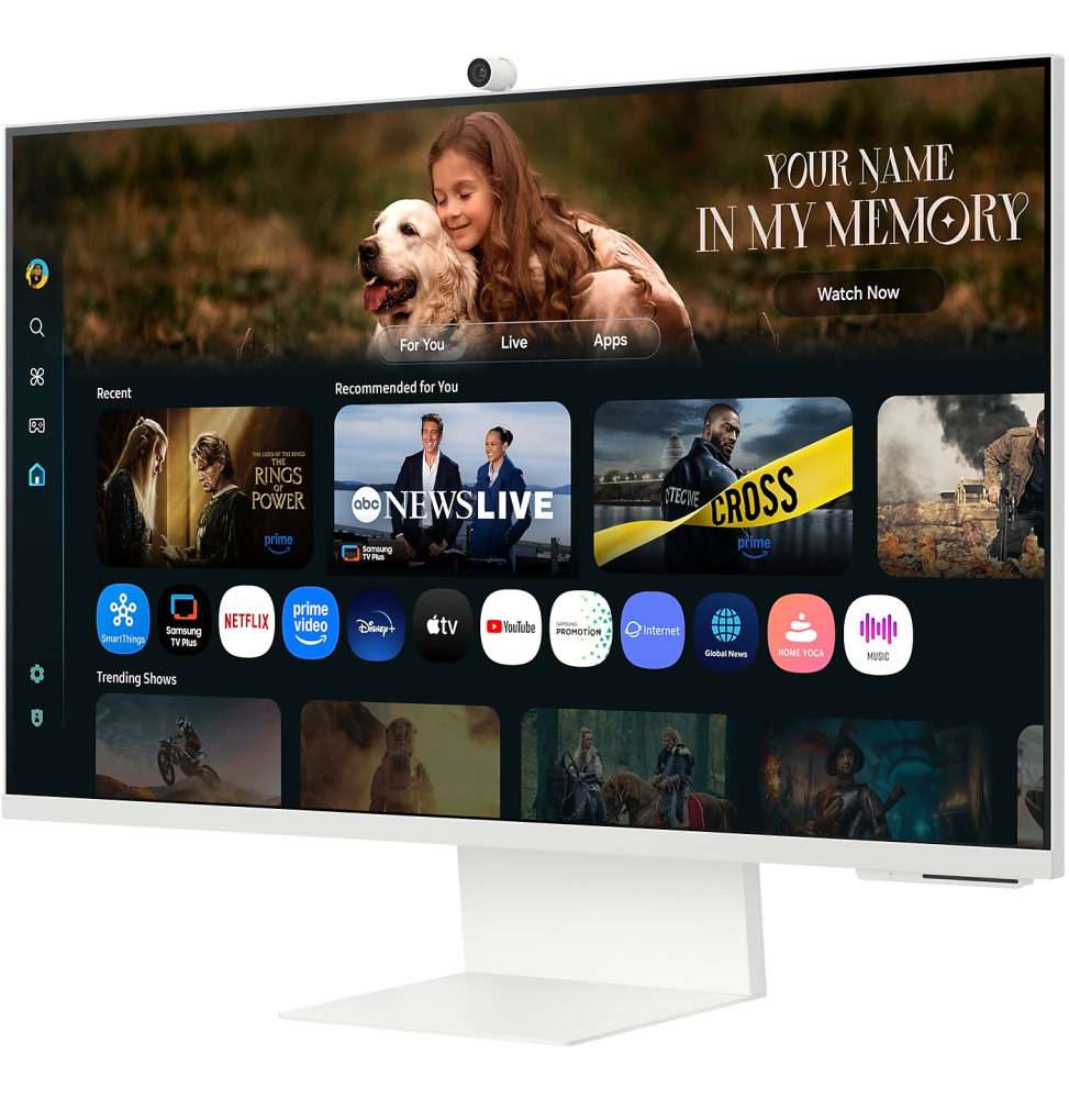 Écran Smart AI 32" Samsung M8 M80F UHD 4K avec camera (LS32FM801UUXEN)