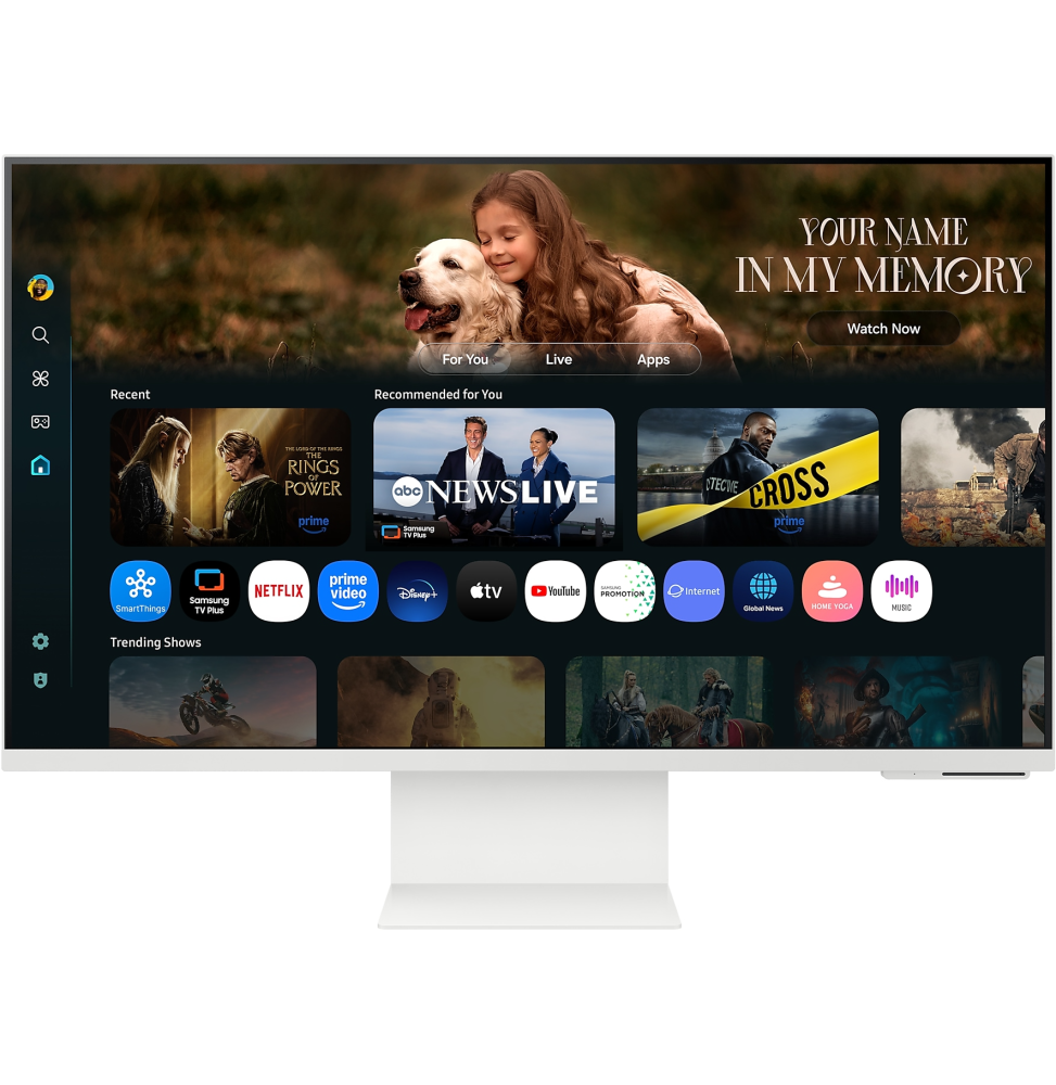 Écran Smart AI 32" Samsung M8 M80F UHD 4K avec camera (LS32FM801UUXEN)