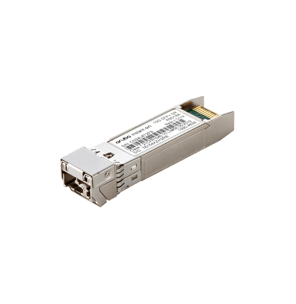 Émetteur-récepteur Aruba Instant On 10G SFP+ LC SR MMF OM3 300 m (R9D18A) - Logically