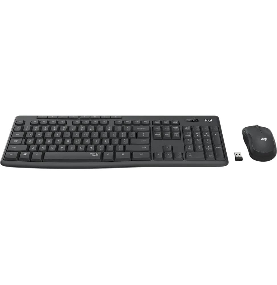 Ensemble clavier et souris sans fil Logitech MK295 Silent - AZERTY (920-009795)