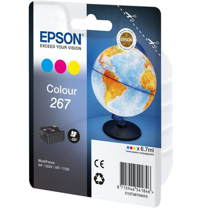 Epson Monobloc Globe 267 - encre DURABrite Ultra 3 couleurs (C13T26704010)