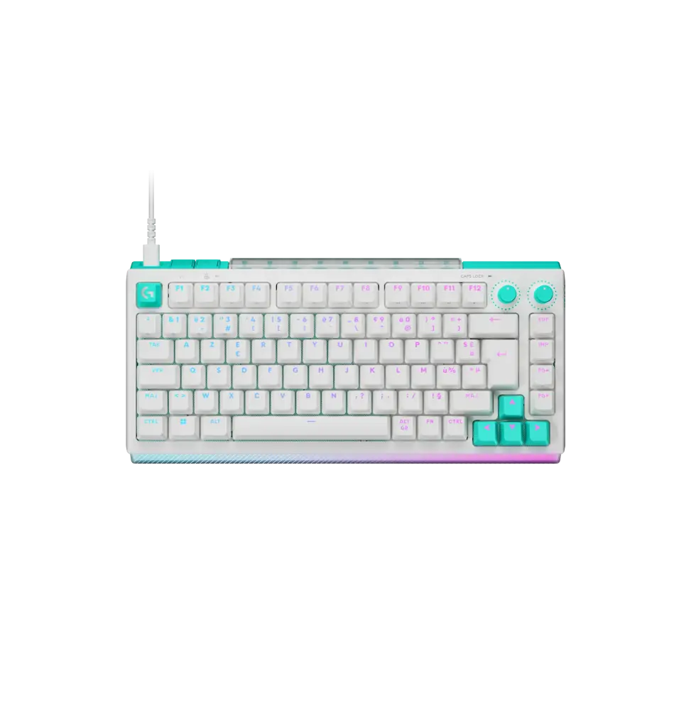 Clavier gaming analogique/mécanique TMR G512 X 75 Blanc (920-013952)